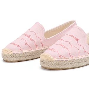 Casual Embroidered Hemp Espadrilles with Round Toe Design Dzym - Women's Espadrilles 1
