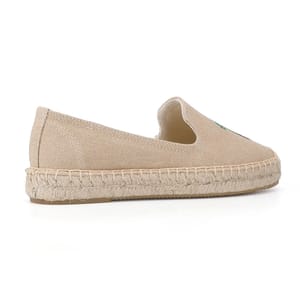 Embroidered Hemp Espadrilles for Women with Breathable Comfort