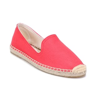 Casual Hemp Platform Flats with Rubber Sole and Stitch Detail