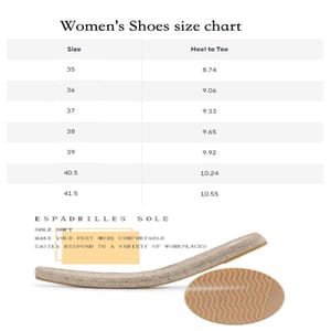 Womens Espadrilles Hemp Flats with Platform for Casual Wear ladies shoes