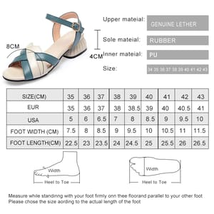 Genuine Leather Roman Gladiator Sandals with Buckle Strap