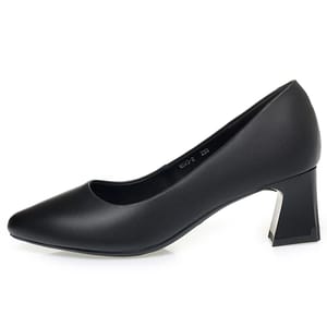 Elegant Square Heel Leather Pumps for Women Office Wear Aiyuqi - Women's Pumps