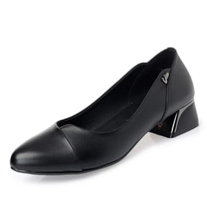 Genuine Leather Women’s Pointed Toe Office Dress Shoes