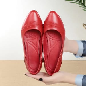 Elegant Genuine Leather Slip-On Pumps with Square Heel Comfort Aiyuqi - Women's Pumps 4