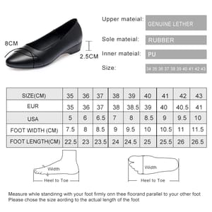 Elegant Genuine Leather Slip-On Pumps with Square Heel Comfort Aiyuqi - Women's Pumps 5