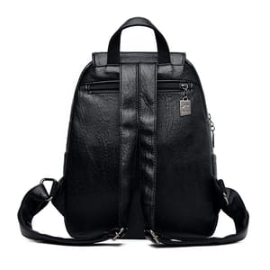 Stylish Genuine Leather Women’s Backpack with Multiple Compartments