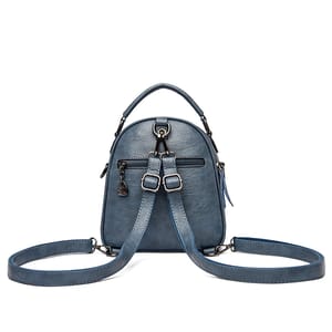 Stylish 4-in-1 Leather Backpack with Multifunctional Shoulder Bag