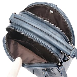 Stylish 4-in-1 Leather Backpack with Multifunctional Shoulder Bag