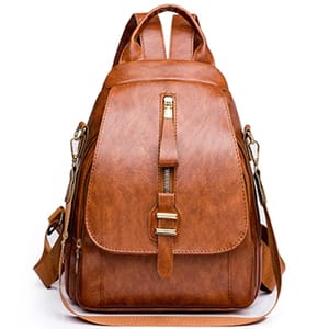 Vintage Leather Women’s Backpack for Travel, School and Daily Use