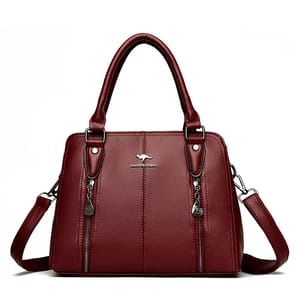 Elegant Leather Handbag Women Casual Crossbody Shoulder Bag