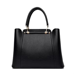 Luxury Women's Three-Layer Large Capacity Leather Handbag