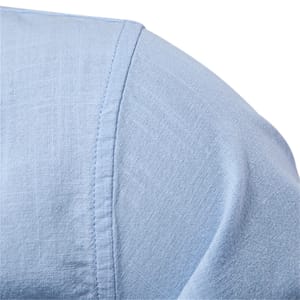 Men’s Long Sleeve Cotton Shirt Classic Solid Color Design Men’s Long Sleeve Cotton Shirt Classic Solid Color Design