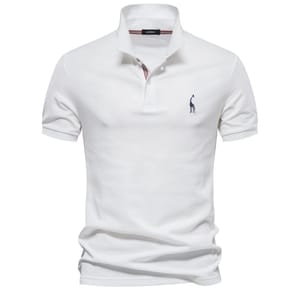 Men's Casual Cotton Polo Shirt Short Sleeve Summer Top