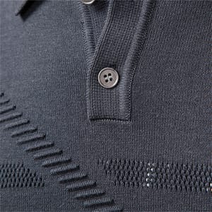 Men’s Long Sleeve Thermal Polo Shirt with Slim Fit Aiopeson - Men's Polo T-Shirts 2