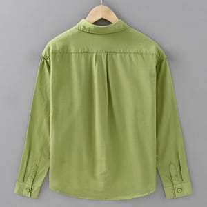 Classic Men’s Long-Sleeve Cotton Shirt for Everyday Smart Casual Wear