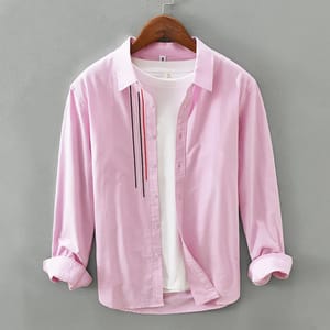 Men’s Casual Cotton Shirt Long Sleeve Outdoor Travel Top