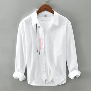 Men’s Casual Cotton Shirt Long Sleeve Outdoor Travel Top