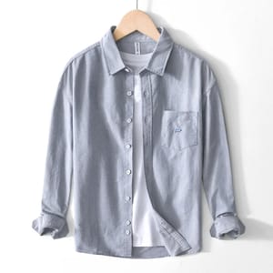 Breathable Cotton Outdoor Shirt Long Sleeve Casual Versatile Wear