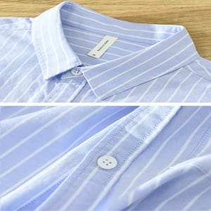 Versatile Striped Cotton Long Sleeve Casual Shirt for Men Versatile Striped Cotton Long Sleeve Casual Shirt for Men