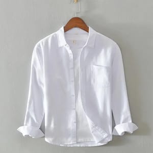 Men’s Cotton Oxford Shirt Long Sleeve Business Casual Wear