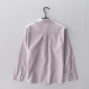 Men’s Cotton Oxford Shirt Long Sleeve Business Casual Wear