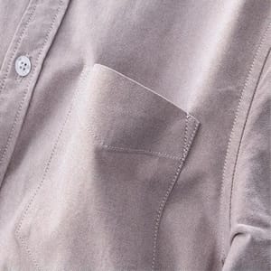 Men’s Cotton Oxford Shirt Long Sleeve Business Casual Wear