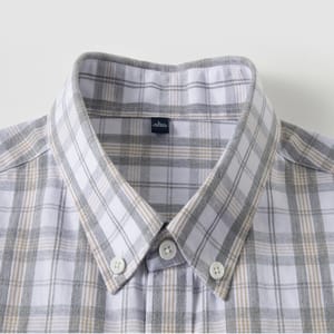 Men’s Versatile Plaid Long-Sleeve Shirt for Business and Casual