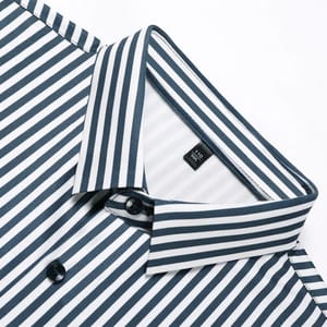 Men's Long-Sleeve Striped Shirt Slim-Fit Formal Business Style Men's Long-Sleeve Striped Shirt Slim-Fit Formal Business Style