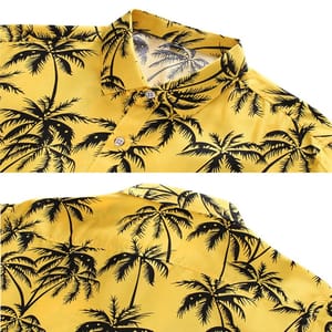 Men’s Summer Hawaiian Floral Shirt Casual Short Sleeve Top