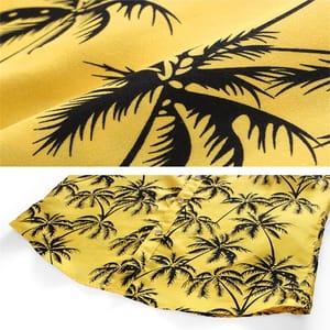 Men’s Summer Hawaiian Floral Shirt Casual Short Sleeve Top