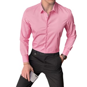 Men’s Long Sleeve Business Shirt Smart Casual Classic Style