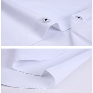 Men’s Long Sleeve Business Shirt with Modern Solid Design
