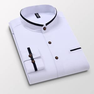 Men’s Oxford Long Sleeve Shirt Classic Business Casual Wear