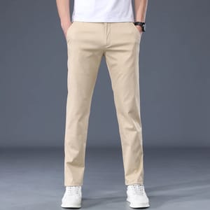 Men’s Lightweight Cotton Casual Straight Fit Summer Plaid Pants