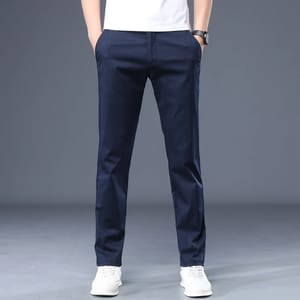 Men’s Lightweight Cotton Casual Straight Fit Summer Plaid Pants