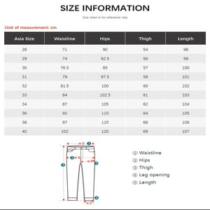Classic Men’s Business Casual Jeans with Stretch Slim Fit