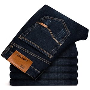 Men’s Classic Slim Fit Jeans with Modern Business Casual Style