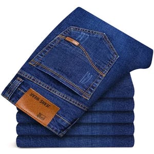 Men’s Classic Slim Fit Jeans with Modern Business Casual Style
