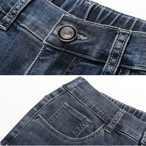Men’s Casual Lightweight Denim Jeans with Slight Stretch Fit