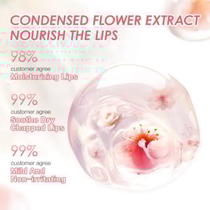 Moisturizing Flower Essence Lip Balm with Natural Gloss Finish Carslan - Women's Lips 2