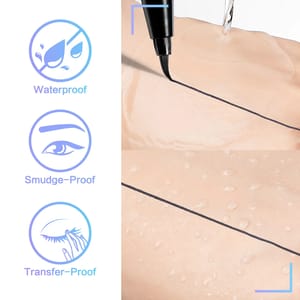 Long-Lasting Waterproof Liquid Eyeliner Pen with Ultra Fine Tip Carslan - Women's Eyes 1