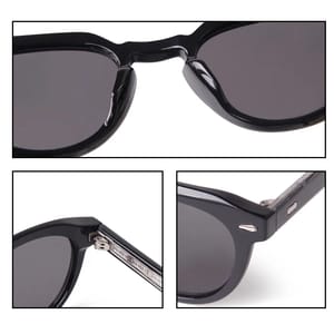 Stylish Retro Round Sunglasses with UV400 Protection for Adults Sorvino - Men's Round Sunglasses 2