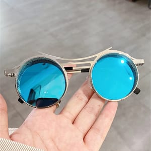 Vivibee - Men's Round Sunglasses 2