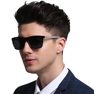 Vivibee - Men's Square Sunglasses 1