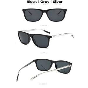Vivibee - Men's Square Sunglasses 4