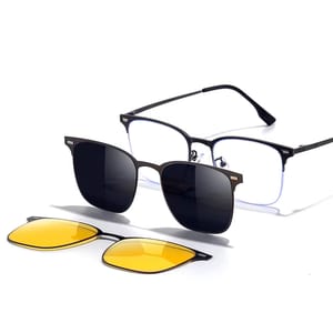 Vivibee - Men's Square Sunglasses 1