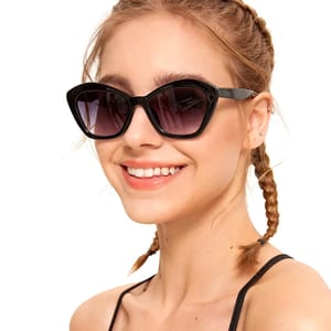 Retro Cat Eye Sunglasses with Gradient Lens for Women Vivibee - Women's Cat Eye Sunglasses 4