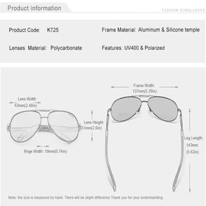 Kingseven - Men's Aviator Sunglasses 5