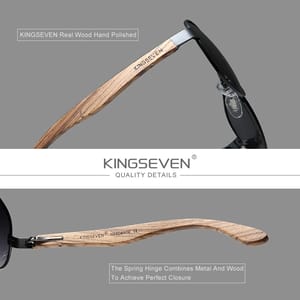 Kingseven - Men's Aviator Sunglasses 3