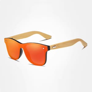 Handcrafted Bamboo Sunglasses for Men with UV400 Protection